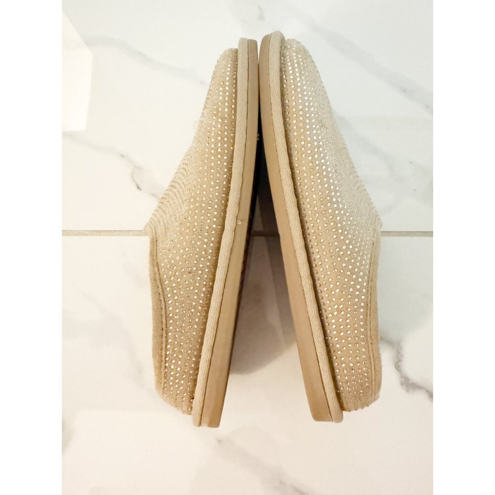 Joyspun Women's Studded Slippers in Tan 8 - Picture 6 of 10